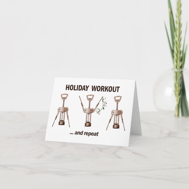 Holiday Workout Card (Front)