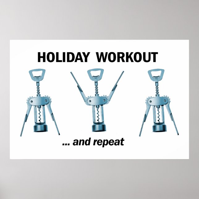 Holiday Workout Poster (Front)
