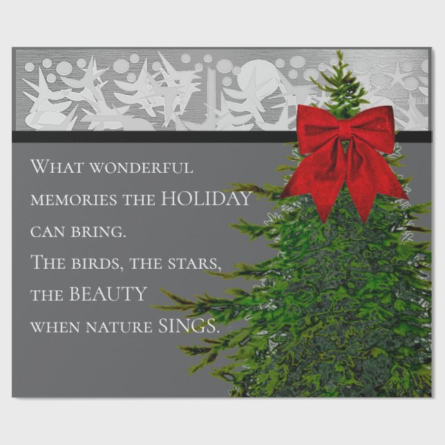 HOLIDAY  WRAPPING PAPER (Flat)