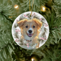 Holiday Wreath Custom Pet Photo