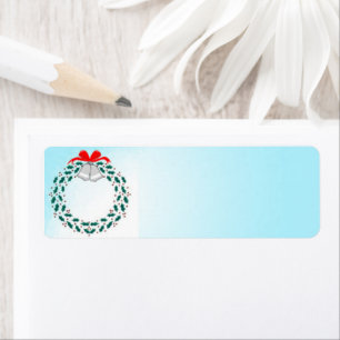 Holiday Wreath Label Design