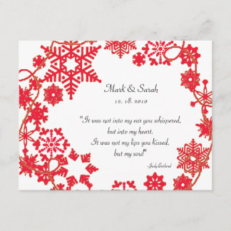 Holiday Wreath Red RSVP Card