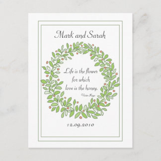 Holiday Wreath Sketch RSVP Card