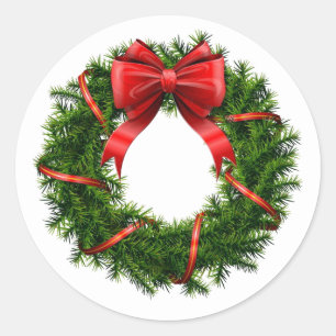 Holiday Wreath Stickers