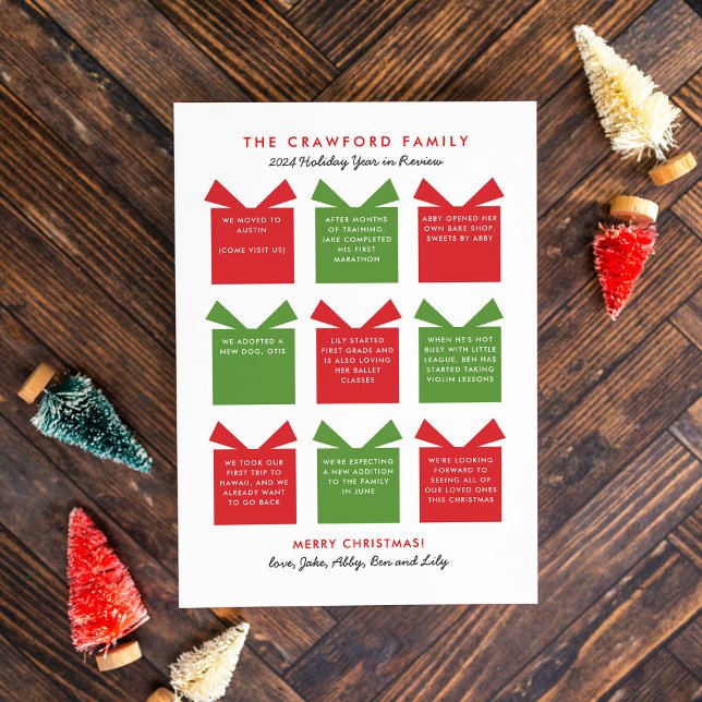 Holiday Year in Review Card (Creator Uploaded)