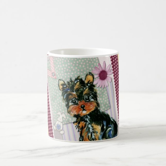 HOLIDAY YORKIES COFFEE MUG (Center)