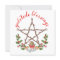 Holiday Yuletide Twig Pentacle Wicca Greeting