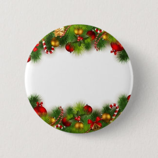 holidays 6 cm round badge