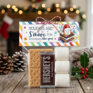 Holidays Are Smore Fun Christmas Bag Topper Card