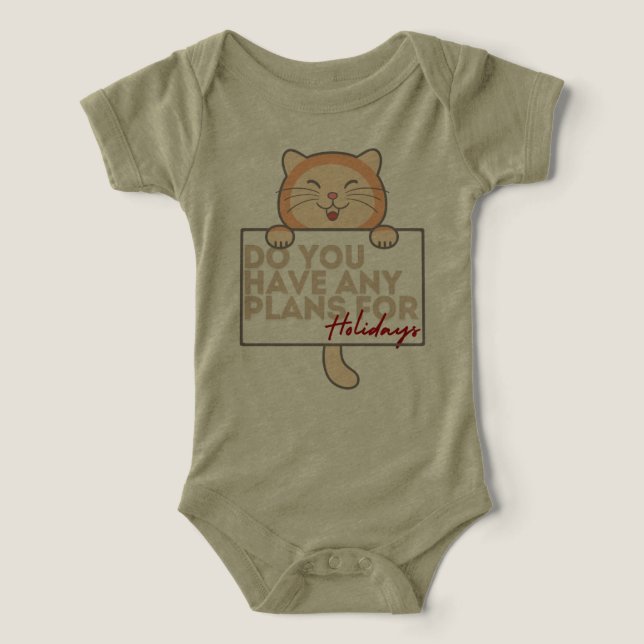 Holidays baby suit (Design Front)
