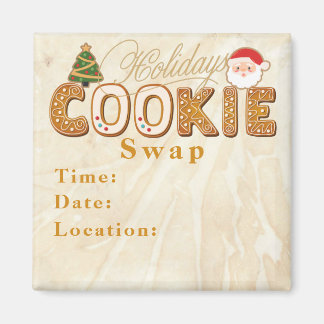 Holidays Cookie Swap Invitation  Magnet