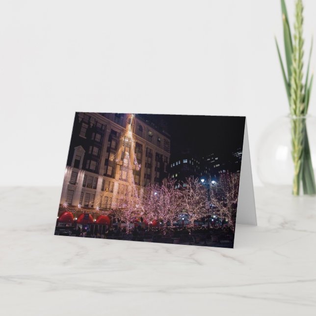 Holidays Herald Square Manhattan Holiday Card (Front)