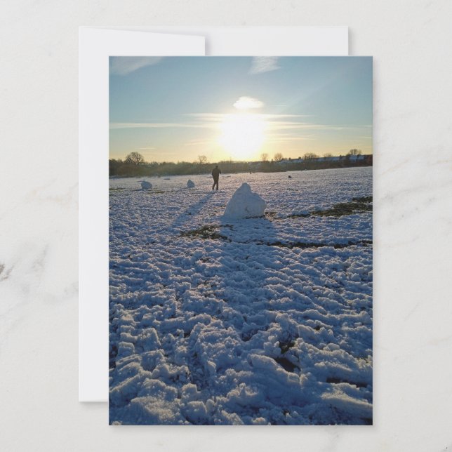 Holidays message card (Front)