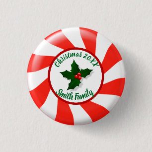Holidays Mint Candy Custom 3 Cm Round Badge