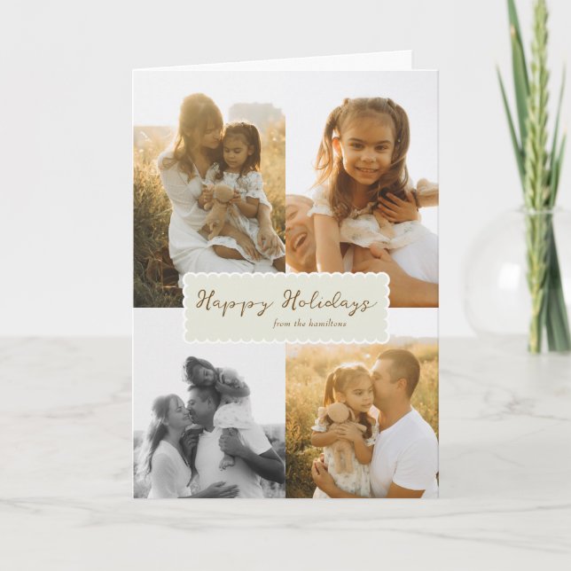 Holidays Multi-photo Memory Card (Front)