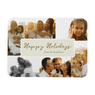 Holidays Multi-photo Memory Magnet