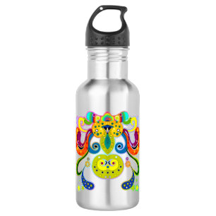 holiES - abstract happy holy Cow + your ideas 532 Ml Water Bottle