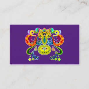 holiES - abstract happy holy Cow + your ideas Business Card