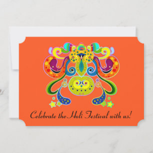 holiES - abstract happy holy Cow + your ideas Invitation
