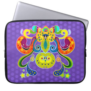 holiES - abstract happy holy Cow + your ideas Laptop Sleeve