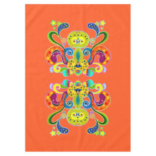 holiES - abstract happy holy Cow + your ideas Tablecloth
