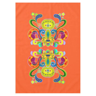 holiES - abstract happy holy Cow + your ideas Tablecloth
