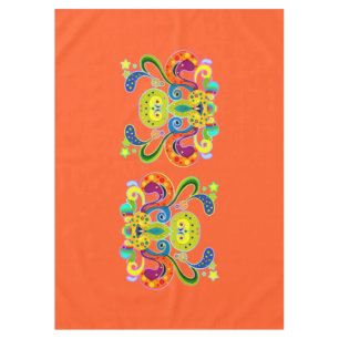 holiES - abstract happy holy Cow + your ideas Tablecloth