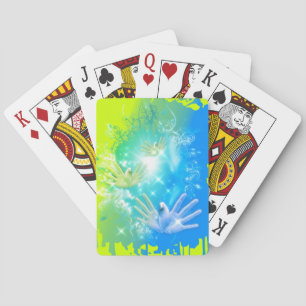 holiES - Flying Hands Pigeons ART Playing Cards