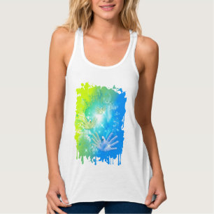 holiES - Flying Hands Pigeons ART Singlet