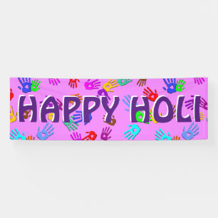 holiES - hands coloured pattern 1 + your backgr. Banner