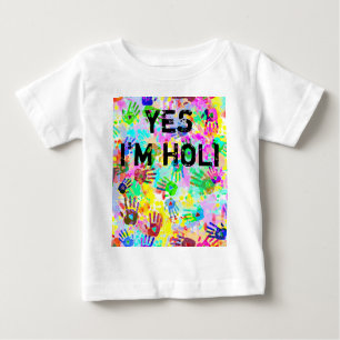 holiES - hands splashes coloured grunge pattern 2 Baby T-Shirt