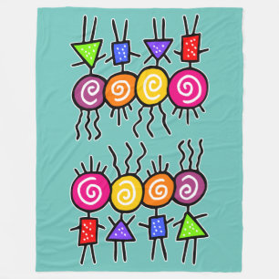 holiES - HOLI BEST FRIENDS + your ideas Fleece Blanket