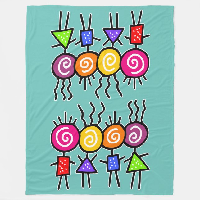 holiES - HOLI BEST FRIENDS + your ideas Fleece Blanket (Front)