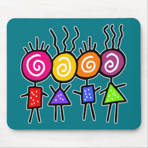 holiES - HOLI BEST FRIENDS + your ideas Mouse Pad