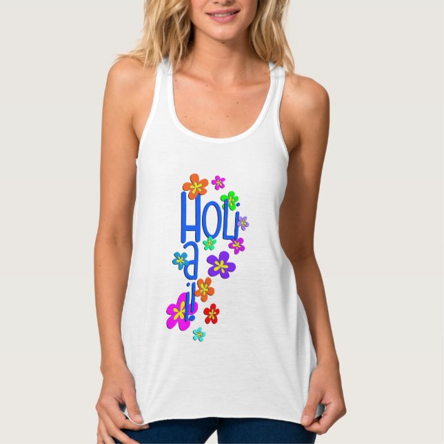 holiES - HOLI HAI flowers 2 Singlet (Front)