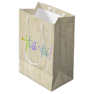 holiES - HOLI HAI grunge pastel 1 Medium Gift Bag