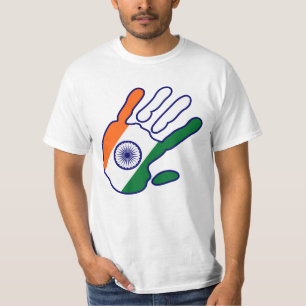 holiES - India Flag Hand T-Shirt