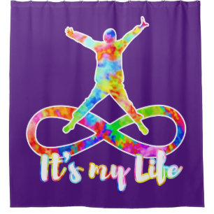 holiES - Lemniscate - It's my Life Person Shower Curtain