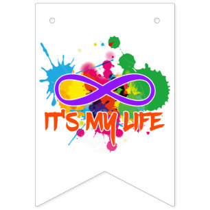 holiES - Lemniscate - It's my Life Splashes Bunting