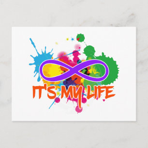 holiES - Lemniscate - It's my Life Splashes Postcard