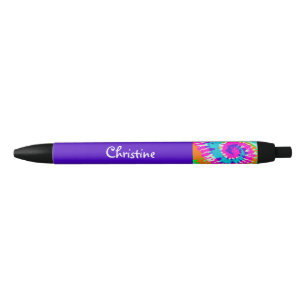 holiES - Power Spiral Batik Style Black Ink Pen