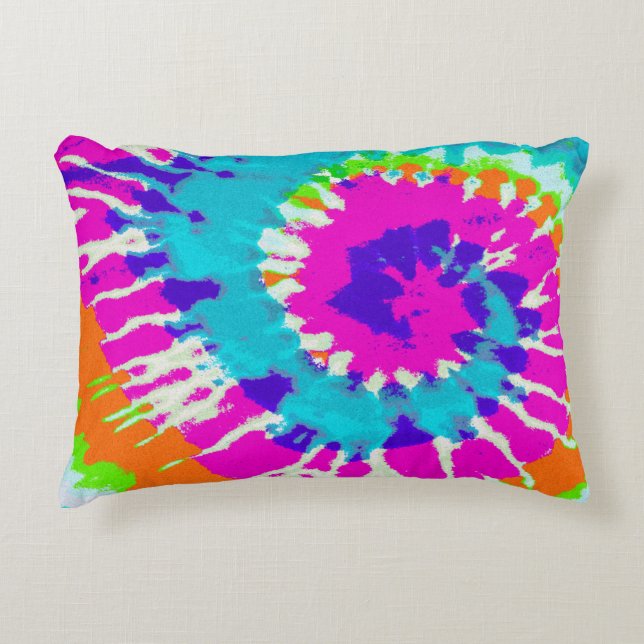 holiES - Power Spiral Batik Style Decorative Cushion (Front)
