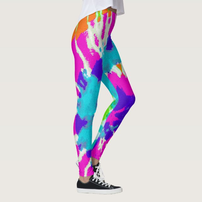 holiES - Power Spiral Batik Style Leggings (Right)
