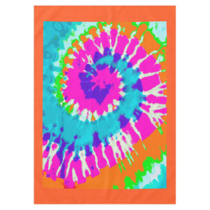 holiES - Power Spiral Batik Style Tablecloth