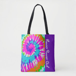 holiES - Power Spiral Batik Style Tote Bag
