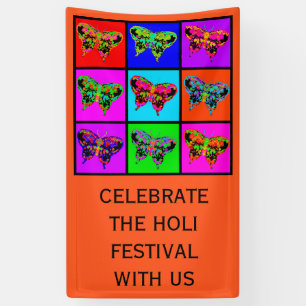 holiES - Psychedelic Butterflies Mosaic Banner