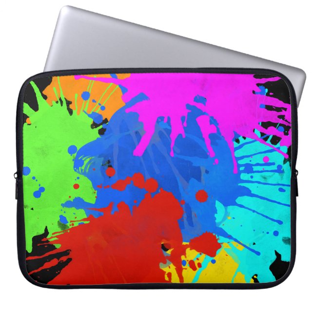 holiES - Splashes round 2 + your ideas Laptop Sleeve (Front)