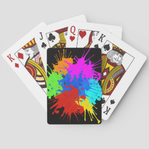 holiES - Splashes round 2 + your ideas Playing Cards