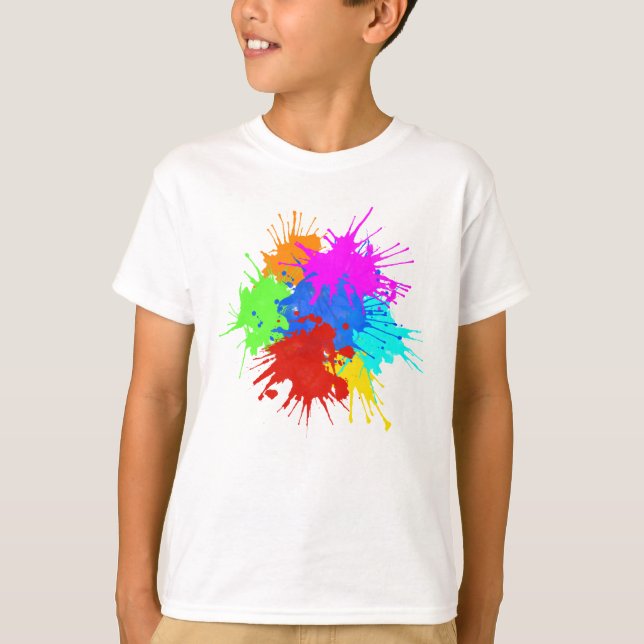 holiES - Splashes round 2 + your ideas T-Shirt (Front)