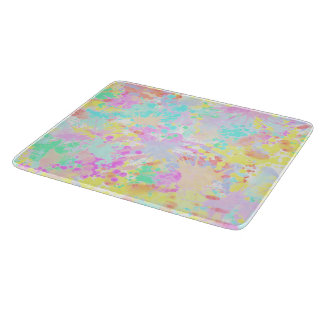 holiES - Splashes seamless pattern pastel 1 Cutting Board
